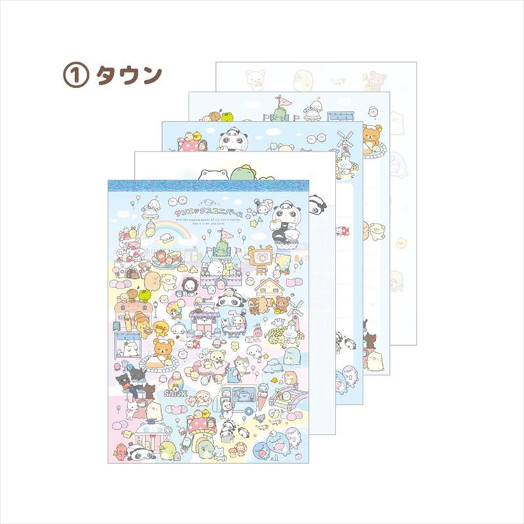 San X - San X Town A6 Memo Pad San X - San X Town A6 Memo Pad