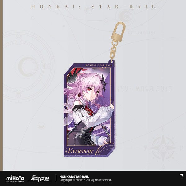 Honaki Star Rail - All Stars Quicksand Acrylic Keychain Evernight Honaki Star Rail - All Stars Quicksand Acrylic Keychain Evernight