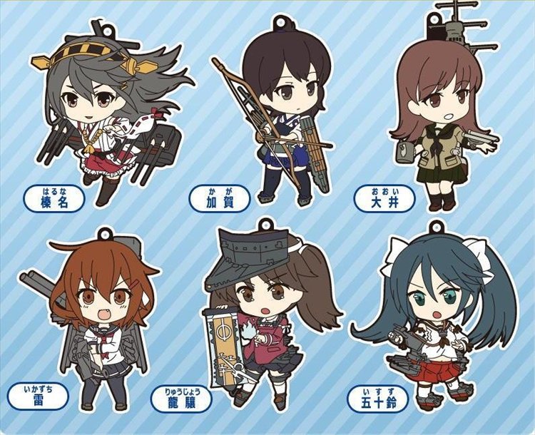 Kantai Collection - KanColle Rubber Straps 1st Fleet vol. 1 Set of 6