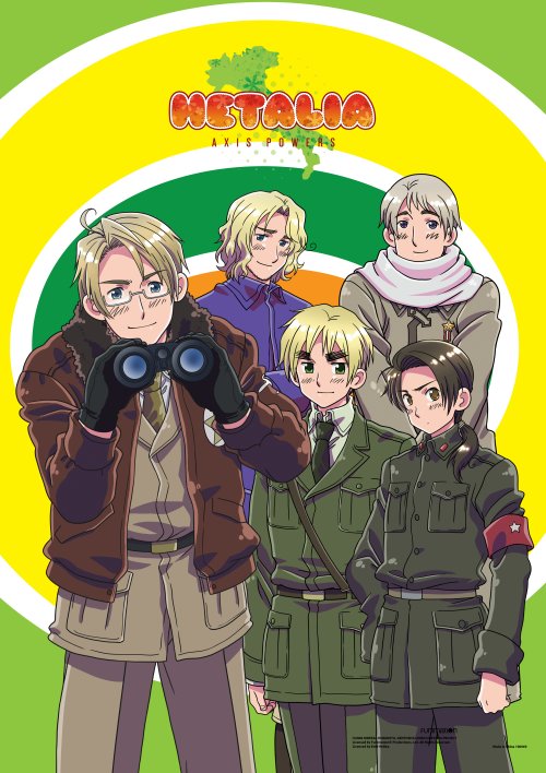 Hetalia - America, China, England, France, Russia Wall Scroll Re-Release Hetalia - America, China, England, France, Russia Wall Scroll Re-Release