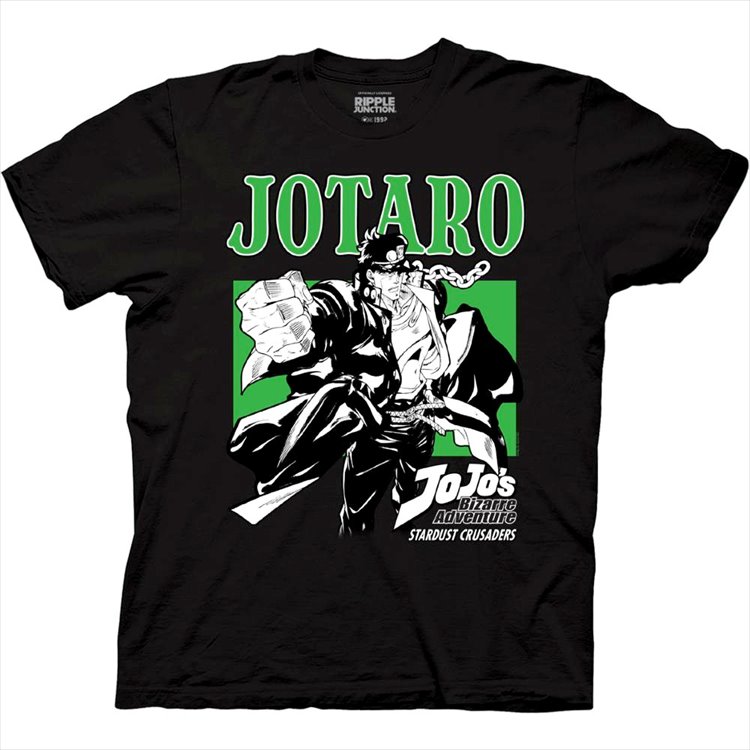 Jojos Bizzare Adventure - Jotaro Black T-Shirt M