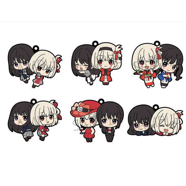 Lycoris Recoil - Buddycolle Rubber Mascot SINGLE BLIND BOX