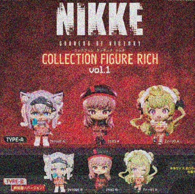 Goddess of Victory Nikke - Collection Figure Rich Vol. 1 SINGLE BLIND BOX CAPSULE