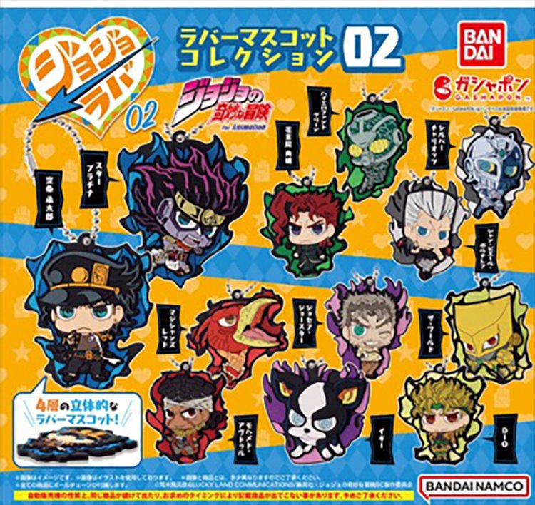 Jojos Bizzare Adventure - Rubber Mascot Vol. 3 SINGLE BLIND BOX CAPSULE