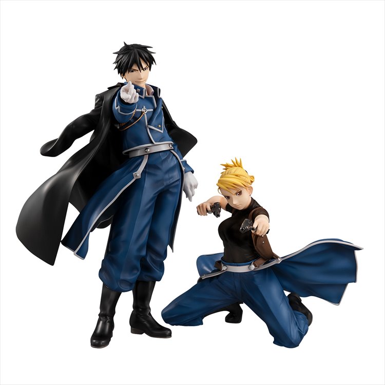 Fullmetal Alchemist - Roy Mustang and Liza Hawkeye Precious G.E.M Figure