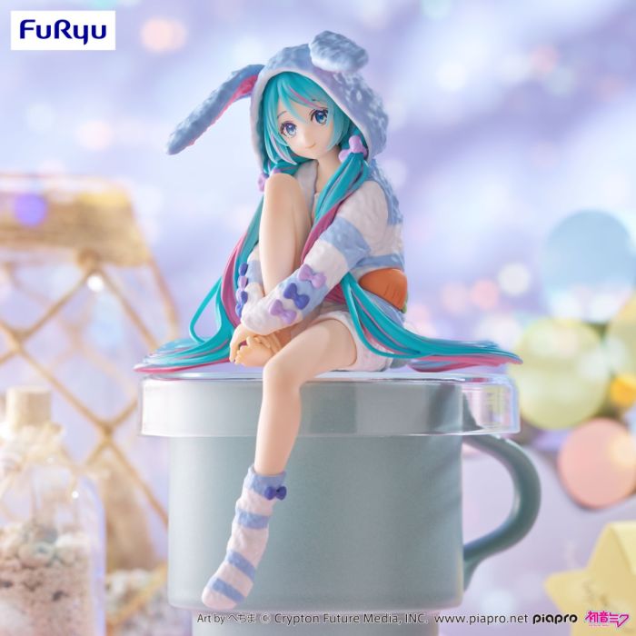 Vocaloid - Hatsune Miku Rabbit Ear Hood Pajama Blue Color Ver. Noodle Stopper