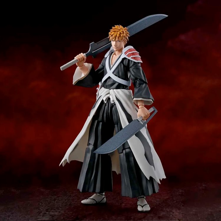 Bleach Thousand-Year Blood War - Ichigo Kurosaki Dual Zangetsu S.H.Figuarts Bleach Thousand-Year Blood War - Ichigo Kurosaki Dual Zangetsu S.H.Figuarts