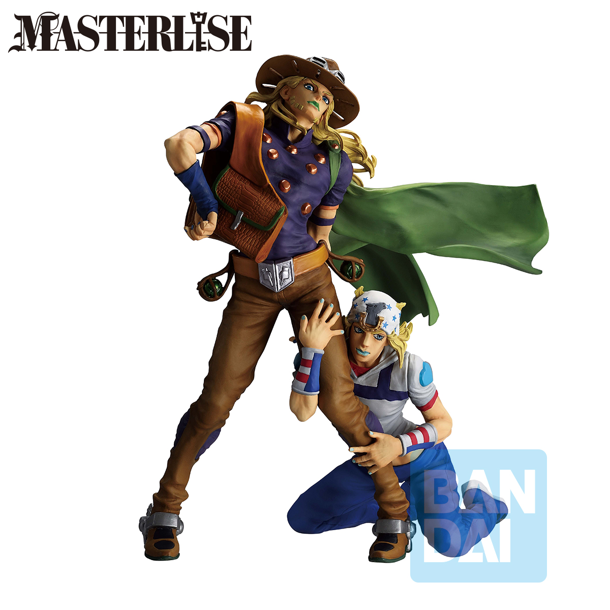 Jojos Bizarre Adventure Part VII - Johnny Joestar and Gyro Zeppeli The Gathering of Stars Masterlise Ichibansho Figure Jojos Bizarre Adventure Part VII - Johnny Joestar and Gyro Zeppeli The Gathering of Stars Masterlise Ichibansho Figure