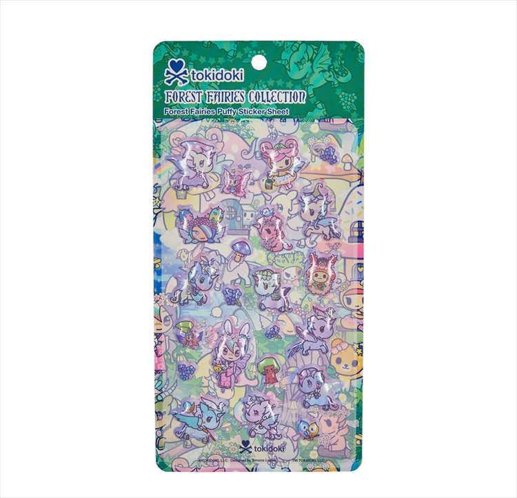 TokiDoki - Forest Fairies Puffy Stickers TokiDoki - Forest Fairies Puffy Stickers