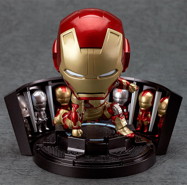 Iron Man - Nendoroid Iron Man 3 Mark 42 Hero Edition with Hall of Armor Set