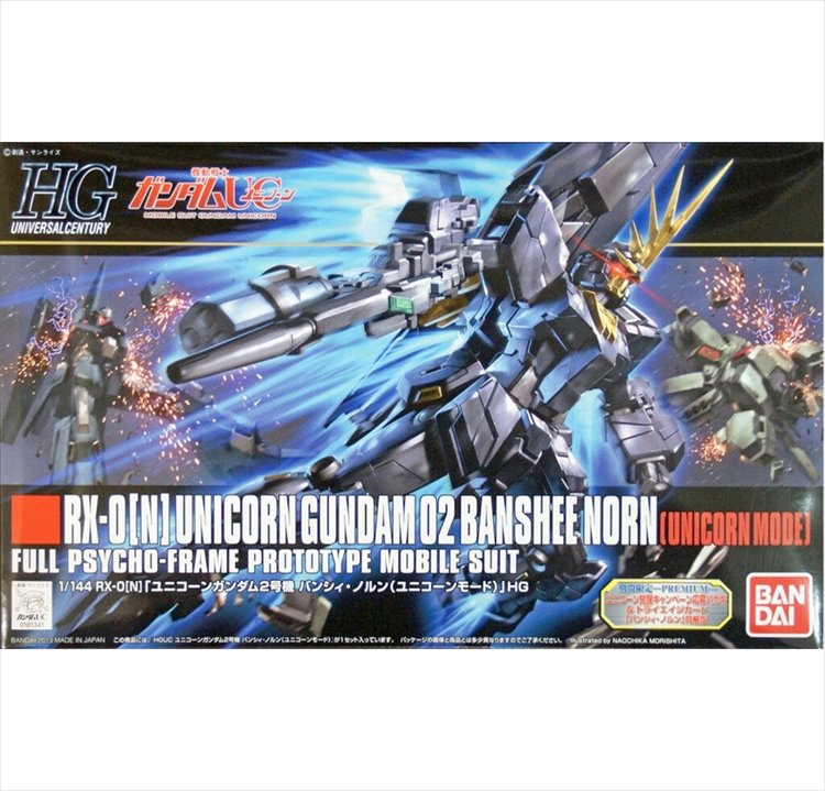 Gundam UC - 1/144 HGUC Unicorn Gundam 2 Banshee Norn Unicorn Mode