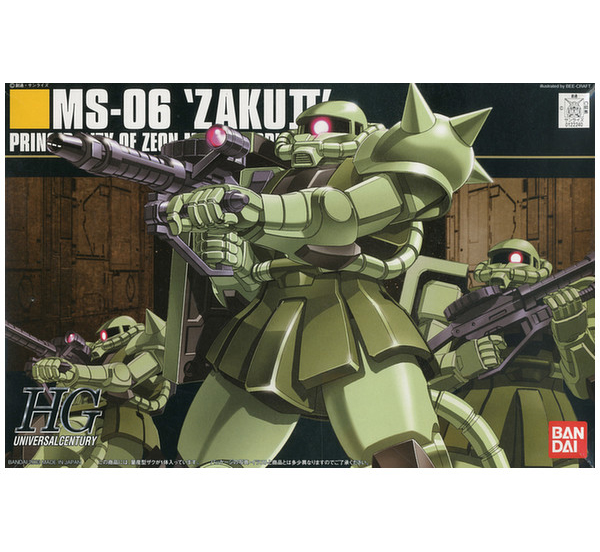 Gundam - 1/144 HGUC Zaku II Production Type Gundam - 1/144 HGUC Zaku II Production Type