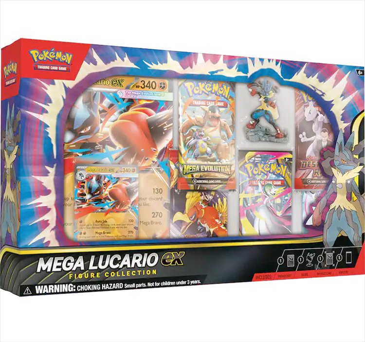 Pokemon - TCG Mega Lucario ex Figure Collection Pokemon - TCG Mega Lucario ex Figure Collection