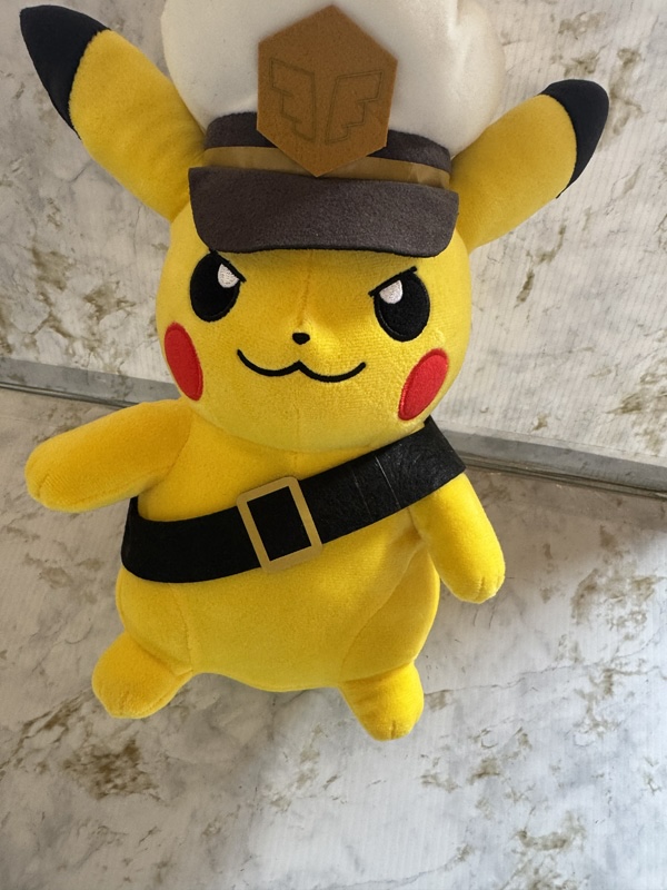 Pokemon - Pikachu Captain 20cm Plush Pokemon - Pikachu Captain 20cm Plush