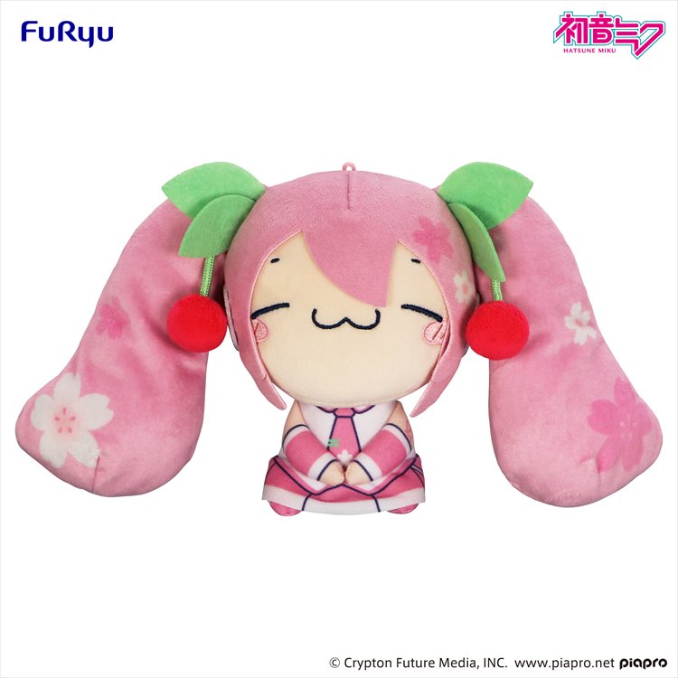 Vocaloid - Sakura Miku Mochipico Plush Eye closed Vocaloid - Sakura Miku Mochipico Plush Eye closed