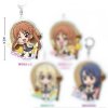 Aho-Girl - Yoshiko Hanabatake Acrylic Keychain Ver. 1