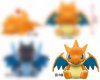 Pokemon XY and Z - Charizard Mega Evolution Plush - Charizard Y