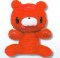 Gloomy Bear - Red Super Size Seated Gloomy Bear Blush