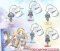 Puella Magi Madoka Magica - School Uniform & Casual Clothes Vol 2 Ball & Chain Charm Figures Set of 5