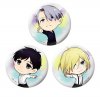 Yuri On Ice - Can Badges Set A