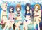 K-On - Tea Time at the sea Bathroom poster