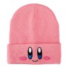 Kirby - Big Face Embroidered Cuff Beanie