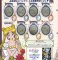 Sailor Moon- Character Rubber Pendant Charms set of 7