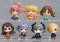 Idol Master Cinderella Girls - Minicchu Trading Figures Vol 2 Set of 7