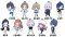 Devil Survivor 2 the Animation - Rubber Character Trading Straps Set of 11