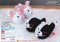 Super Dangan Ronpa 2 - Monokuma and Monomi Slippers Set of 2