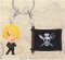 One Piece - Phone Charms with Flags Vol.1 Sanji Only