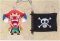 One Piece - Phone Charms with Flags Vol.1 Buggy Only