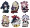 Brynhildr in the Darkness- Toys Works Collection Niitengomu Character Straps set of 8