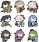 Kantai Collection- Rubber Keychain Volume 6 set of 10 