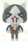 Monster Hunter - Airou With Meat Crying Black Plush B