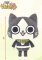 Monster Hunter - Airou G Black with Green Bandana Plush A