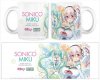 Vocaloid - Super Sonico and Miku Racing Miku Mug