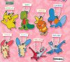 Pokemon Sun and Moon - Character Straps set of 8