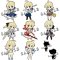 Fate Stay Night - Saber Straps Set of 10