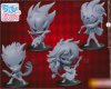 Show By Rock - Furyu Trading Figures Set of 4