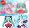 Vocaloid - Hatsune Miku Hakusai Ver 16cm Plush B