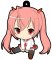 Aria the Scarlet Ammo - Aria Petanko Rubber Chara Mascot