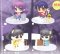 Bakemonogatari - Vinettium Cute Sega Prize Figures Set of 4