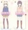 YuruYuri - Kyoko Toshino and Yui Funami FuRyu Prize Figures Set of 2