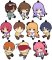 Angel Beats - Angel Beats Vol 2 Petanko Trading Rubber Straps Box