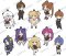 Little Busters - Refrain Character Trading Rubber Straps Set of 10