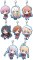 Walkure Romanze - Character Trading Metal Charm Straps Set of 8