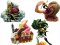 Attack on Titan - CapsuleQ Characters Zetsubou to Hankou Gashapon Set of 4