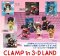 Clamp in 3D Land - Trading Figure No. 6 Set of 5