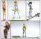 Sky Girls - Trading Figures with MMS (Set of 5)